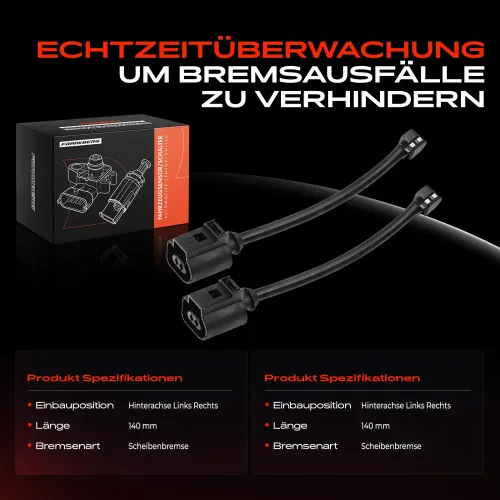 Warnkontakt, Bremsbelagverschleiß Hinterachse beidseitig Frankberg 5481FB0005754 Bild Warnkontakt, Bremsbelagverschleiß Hinterachse beidseitig Frankberg 5481FB0005754