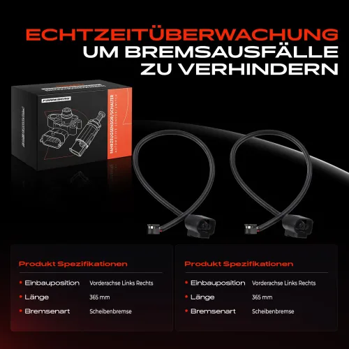 Warnkontakt, Bremsbelagverschleiß Vorderachse beidseitig Frankberg 5481FB0005764 Bild Warnkontakt, Bremsbelagverschleiß Vorderachse beidseitig Frankberg 5481FB0005764
