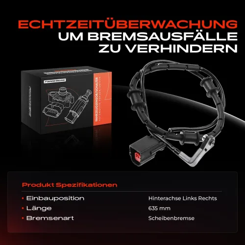 Warnkontakt, Bremsbelagverschleiß Hinterachse beidseitig Frankberg 5481FB0005776 Bild Warnkontakt, Bremsbelagverschleiß Hinterachse beidseitig Frankberg 5481FB0005776