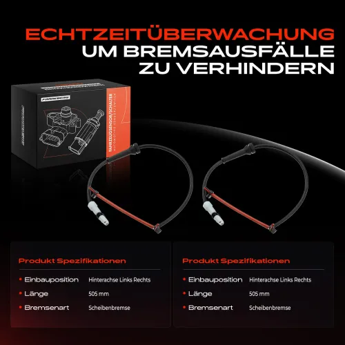 Warnkontakt, Bremsbelagverschleiß Hinterachse beidseitig Frankberg 5481FB0005791 Bild Warnkontakt, Bremsbelagverschleiß Hinterachse beidseitig Frankberg 5481FB0005791