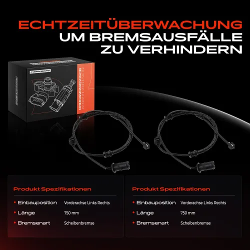 Warnkontakt, Bremsbelagverschleiß Vorderachse beidseitig Frankberg 5481FB0005808 Bild Warnkontakt, Bremsbelagverschleiß Vorderachse beidseitig Frankberg 5481FB0005808