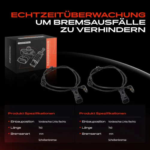 Warnkontakt, Bremsbelagverschleiß Vorderachse beidseitig Frankberg 5481FB0005809 Bild Warnkontakt, Bremsbelagverschleiß Vorderachse beidseitig Frankberg 5481FB0005809