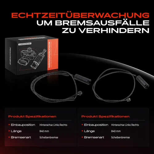 Warnkontakt, Bremsbelagverschleiß Hinterachse beidseitig Frankberg 5481FB0005819 Bild Warnkontakt, Bremsbelagverschleiß Hinterachse beidseitig Frankberg 5481FB0005819
