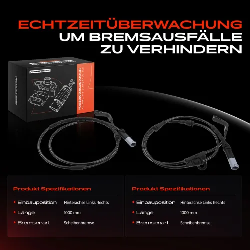 Warnkontakt, Bremsbelagverschleiß Hinterachse beidseitig Frankberg 5481FB0005821 Bild Warnkontakt, Bremsbelagverschleiß Hinterachse beidseitig Frankberg 5481FB0005821