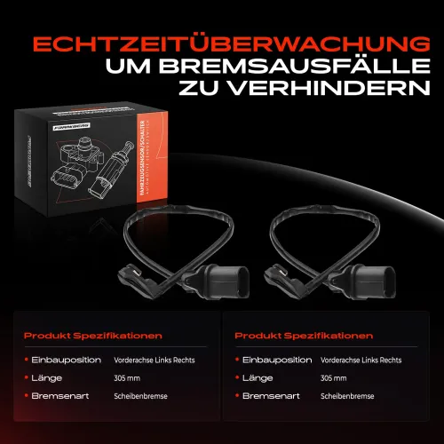 Warnkontakt, Bremsbelagverschleiß Vorderachse beidseitig Frankberg 5481FB0005825 Bild Warnkontakt, Bremsbelagverschleiß Vorderachse beidseitig Frankberg 5481FB0005825