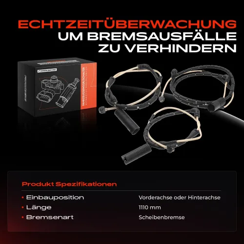 Warnkontakt, Bremsbelagverschleiß vorne und hinten Frankberg 5481FB0005830 Bild Warnkontakt, Bremsbelagverschleiß vorne und hinten Frankberg 5481FB0005830