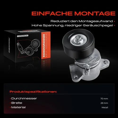 Riemenspanner, Keilrippenriemen vorne Frankberg 5481FB0005846 Bild Riemenspanner, Keilrippenriemen vorne Frankberg 5481FB0005846