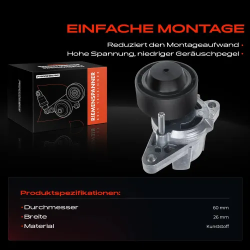 Riemenspanner, Keilrippenriemen vorne Frankberg 5481FB0005860 Bild Riemenspanner, Keilrippenriemen vorne Frankberg 5481FB0005860