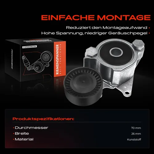 Riemenspanner, Keilrippenriemen vorne Frankberg 5481FB0005870 Bild Riemenspanner, Keilrippenriemen vorne Frankberg 5481FB0005870