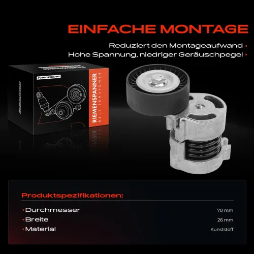 Riemenspanner, Keilrippenriemen vorne Frankberg 5481FB0005893 Bild Riemenspanner, Keilrippenriemen vorne Frankberg 5481FB0005893