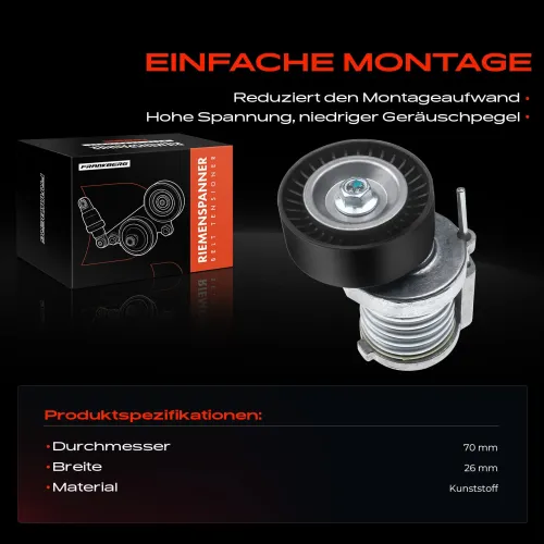 Riemenspanner, Keilrippenriemen vorne vorne Frankberg 5481FB0005945 Bild Riemenspanner, Keilrippenriemen vorne vorne Frankberg 5481FB0005945