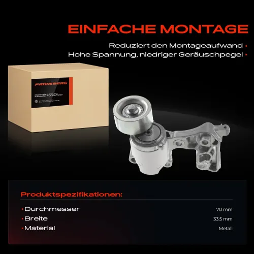 Riemenspanner, Keilrippenriemen Frankberg 5481FB0005959 Bild Riemenspanner, Keilrippenriemen Frankberg 5481FB0005959