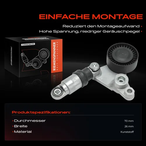 Riemenspanner, Keilrippenriemen vorne Frankberg 5481FB0005987 Bild Riemenspanner, Keilrippenriemen vorne Frankberg 5481FB0005987