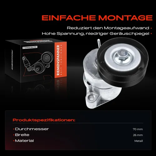 Riemenspanner, Keilrippenriemen vorne Frankberg 5481FB0006003 Bild Riemenspanner, Keilrippenriemen vorne Frankberg 5481FB0006003