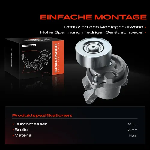 Riemenspanner, Keilrippenriemen vorne Frankberg 5481FB0006037 Bild Riemenspanner, Keilrippenriemen vorne Frankberg 5481FB0006037