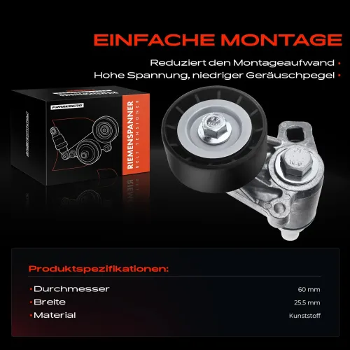 Riemenspanner, Keilrippenriemen vorne Frankberg 5481FB0006043 Bild Riemenspanner, Keilrippenriemen vorne Frankberg 5481FB0006043