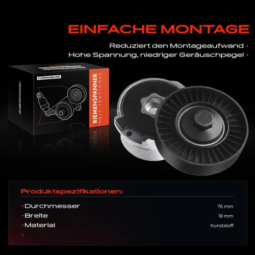 Riemenspanner, Keilrippenriemen vorne Frankberg 5481FB0006052 Bild Riemenspanner, Keilrippenriemen vorne Frankberg 5481FB0006052