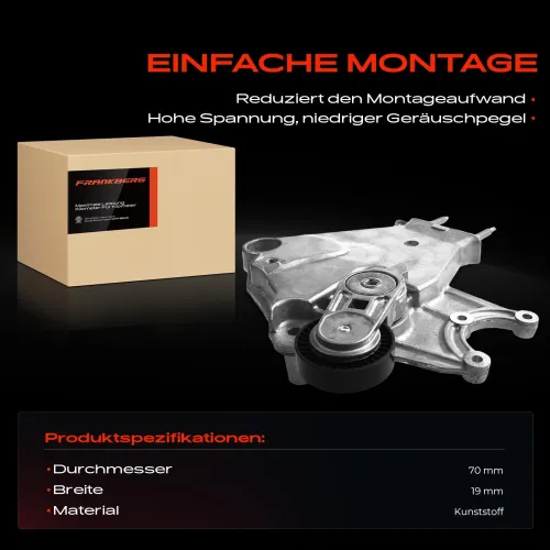 Riemenspanner, Keilrippenriemen vorne Frankberg 5481FB0006053 Bild Riemenspanner, Keilrippenriemen vorne Frankberg 5481FB0006053