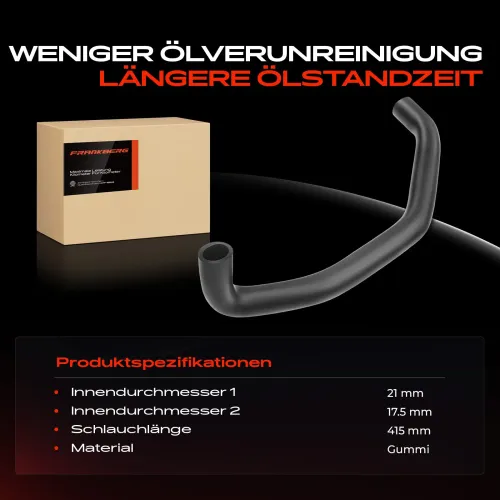 Schlauch, Zylinderkopfhaubenentlüftung Frankberg 5481FB0006803 Bild Schlauch, Zylinderkopfhaubenentlüftung Frankberg 5481FB0006803