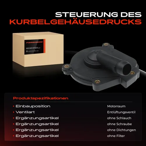 Ventil, Kurbelgehäuseentlüftung Motorraum Frankberg 5481FB0006806 Bild Ventil, Kurbelgehäuseentlüftung Motorraum Frankberg 5481FB0006806