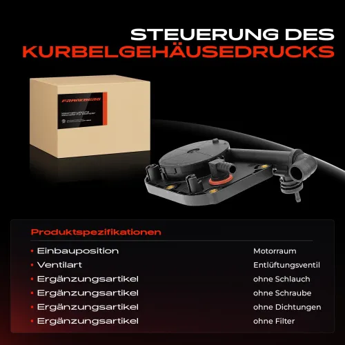 Ventil, Kurbelgehäuseentlüftung Motorraum Frankberg 5481FB0006823 Bild Ventil, Kurbelgehäuseentlüftung Motorraum Frankberg 5481FB0006823