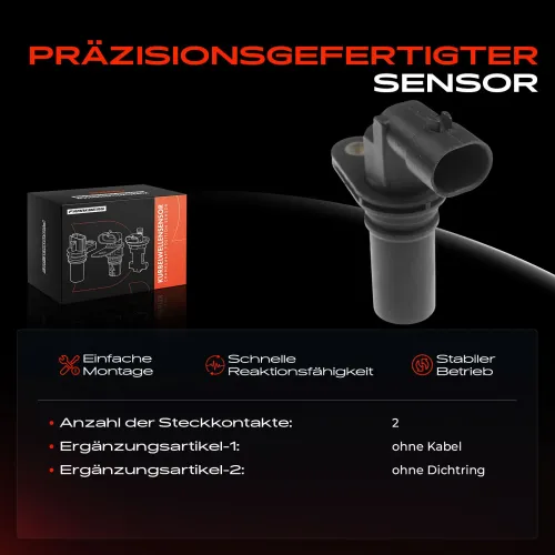 Impulsgeber, Kurbelwelle schwungscheibenseitig Frankberg 5481FB0007524 Bild Impulsgeber, Kurbelwelle schwungscheibenseitig Frankberg 5481FB0007524