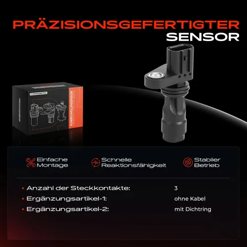 Impulsgeber, Kurbelwelle 12 V Einlassseite Einlassseite Frankberg 5481FB0007528 Bild Impulsgeber, Kurbelwelle 12 V Einlassseite Einlassseite Frankberg 5481FB0007528