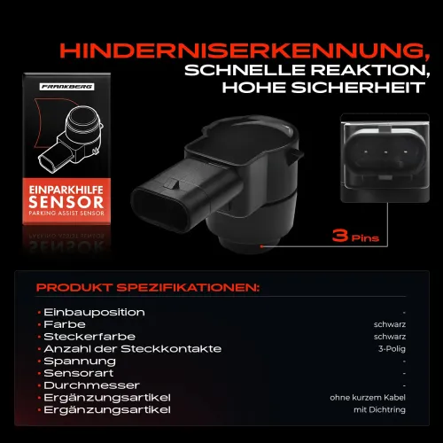 Sensor, Einparkhilfe Frankberg 5481FB0007660 Bild Sensor, Einparkhilfe Frankberg 5481FB0007660