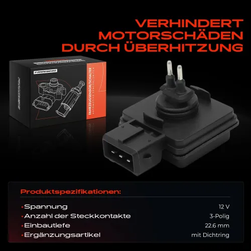 Sensor, Kühlmittelstand 12 V Frankberg 5481FB0007729 Bild Sensor, Kühlmittelstand 12 V Frankberg 5481FB0007729