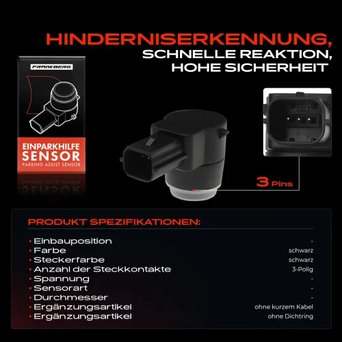 Sensor, Einparkhilfe Frankberg 5481FB0007801 Bild Sensor, Einparkhilfe Frankberg 5481FB0007801