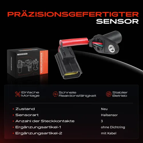 Sensor, Nockenwellenposition Frankberg 5481FB0008062 Bild Sensor, Nockenwellenposition Frankberg 5481FB0008062