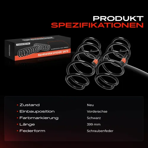 Fahrwerksfeder Vorderachse Frankberg 5481FB0008233 Bild Fahrwerksfeder Vorderachse Frankberg 5481FB0008233