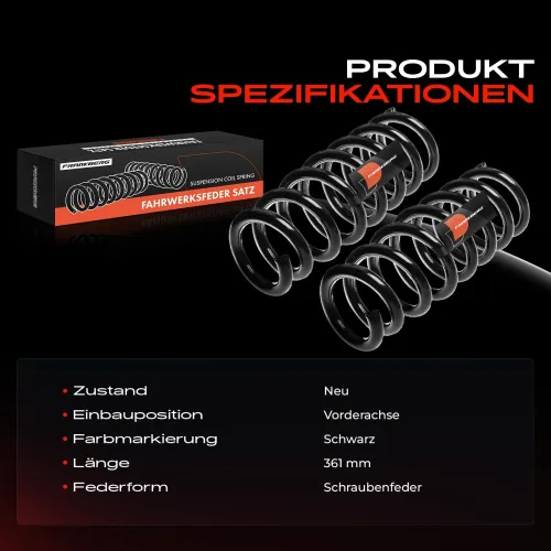 Fahrwerksfeder Vorderachse Frankberg 5481FB0008248 Bild Fahrwerksfeder Vorderachse Frankberg 5481FB0008248