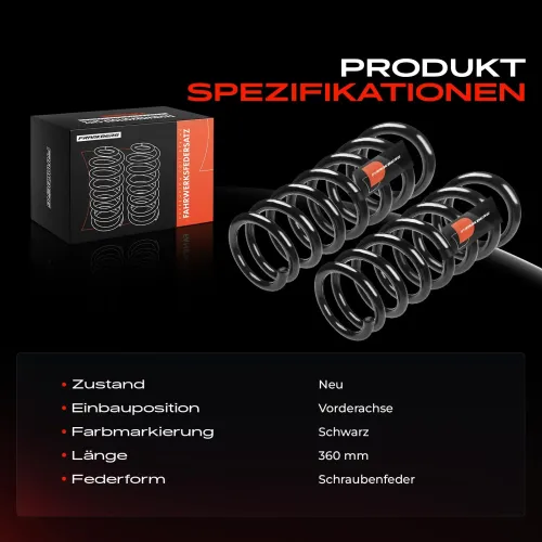 Fahrwerksfeder Vorderachse Frankberg 5481FB0008252 Bild Fahrwerksfeder Vorderachse Frankberg 5481FB0008252