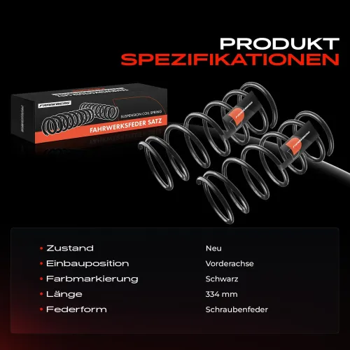 Fahrwerksfeder Vorderachse Frankberg 5481FB0008264 Bild Fahrwerksfeder Vorderachse Frankberg 5481FB0008264