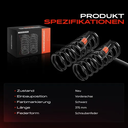 Fahrwerksfeder Vorderachse Frankberg 5481FB0008266 Bild Fahrwerksfeder Vorderachse Frankberg 5481FB0008266