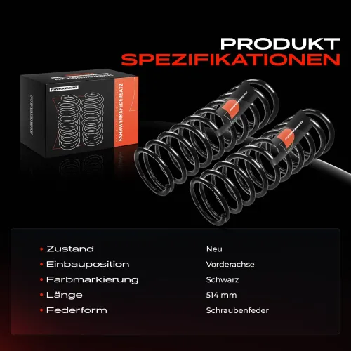 Fahrwerksfeder Vorderachse Frankberg 5481FB0008267 Bild Fahrwerksfeder Vorderachse Frankberg 5481FB0008267