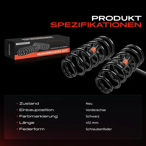 Fahrwerksfeder Vorderachse Frankberg 5481FB0008285 Bild Fahrwerksfeder Vorderachse Frankberg 5481FB0008285