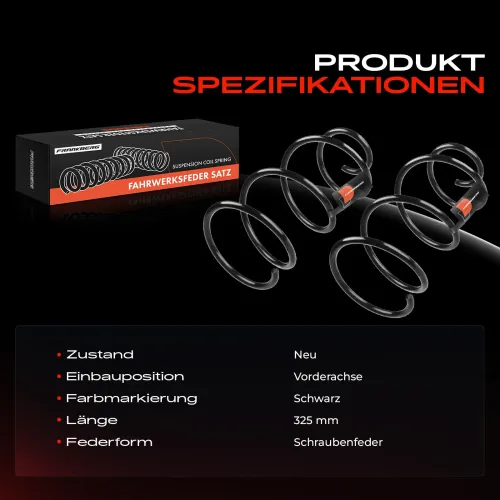 Fahrwerksfeder Vorderachse Frankberg 5481FB0008287 Bild Fahrwerksfeder Vorderachse Frankberg 5481FB0008287