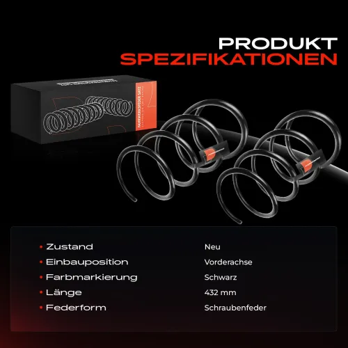 Fahrwerksfeder Vorderachse Frankberg 5481FB0008297 Bild Fahrwerksfeder Vorderachse Frankberg 5481FB0008297