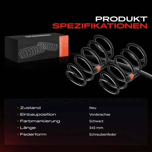 Fahrwerksfeder Vorderachse Frankberg 5481FB0008319 Bild Fahrwerksfeder Vorderachse Frankberg 5481FB0008319