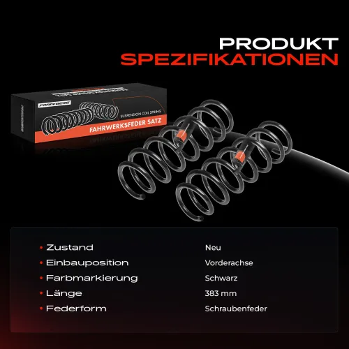 Fahrwerksfeder Vorderachse Frankberg 5481FB0008338 Bild Fahrwerksfeder Vorderachse Frankberg 5481FB0008338