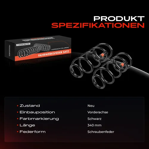 Fahrwerksfeder Vorderachse Frankberg 5481FB0008356 Bild Fahrwerksfeder Vorderachse Frankberg 5481FB0008356