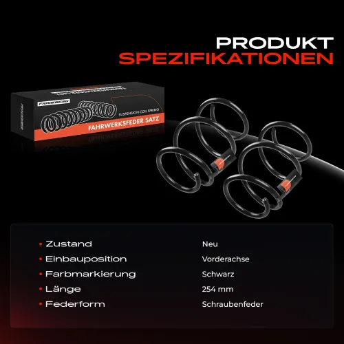 Fahrwerksfeder Vorderachse Frankberg 5481FB0008364 Bild Fahrwerksfeder Vorderachse Frankberg 5481FB0008364