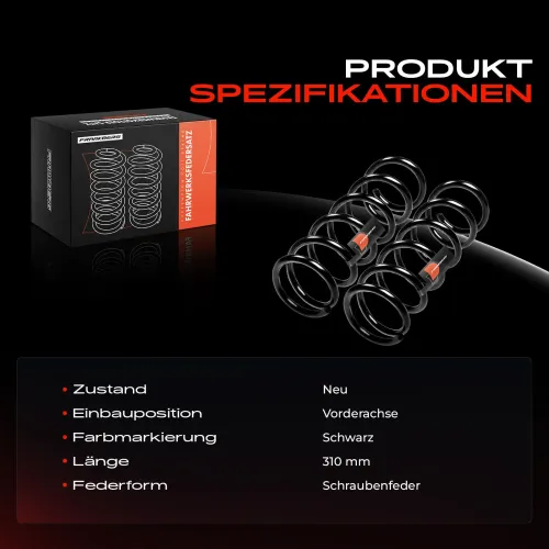 Fahrwerksfeder Vorderachse Frankberg 5481FB0008367 Bild Fahrwerksfeder Vorderachse Frankberg 5481FB0008367