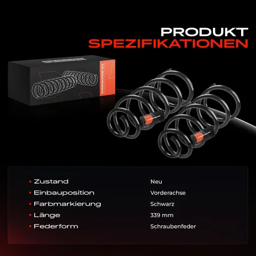 Fahrwerksfeder Vorderachse Frankberg 5481FB0008378 Bild Fahrwerksfeder Vorderachse Frankberg 5481FB0008378