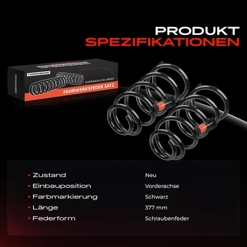 Fahrwerksfeder Vorderachse Frankberg 5481FB0008387 Bild Fahrwerksfeder Vorderachse Frankberg 5481FB0008387