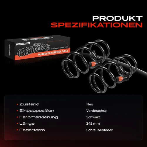 Fahrwerksfeder Vorderachse Frankberg 5481FB0008396 Bild Fahrwerksfeder Vorderachse Frankberg 5481FB0008396