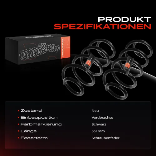 Fahrwerksfeder Vorderachse Frankberg 5481FB0008406 Bild Fahrwerksfeder Vorderachse Frankberg 5481FB0008406