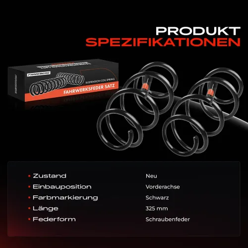 Fahrwerksfeder Vorderachse Frankberg 5481FB0008425 Bild Fahrwerksfeder Vorderachse Frankberg 5481FB0008425